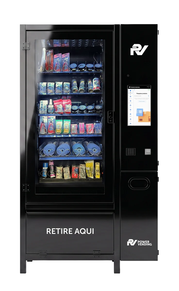 Máquina Stockage, vista frontal